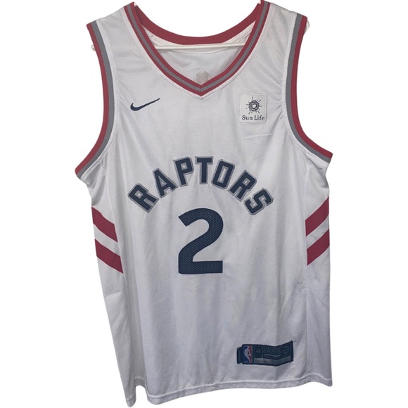 Nike Kawhi Leonard Toronto Raptors Swingman Jersey White Size 48 NWOT - Rare! - Picture 1 of 3